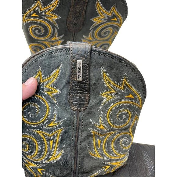 Georgia Boot Men's Carbo-Tec LT Waterproof Pull On Work Boot Steel Toe US10 Wide - Picture 3 of 12